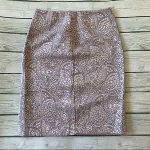 NY&C Pencil Skirt Textured Lavender Size 2